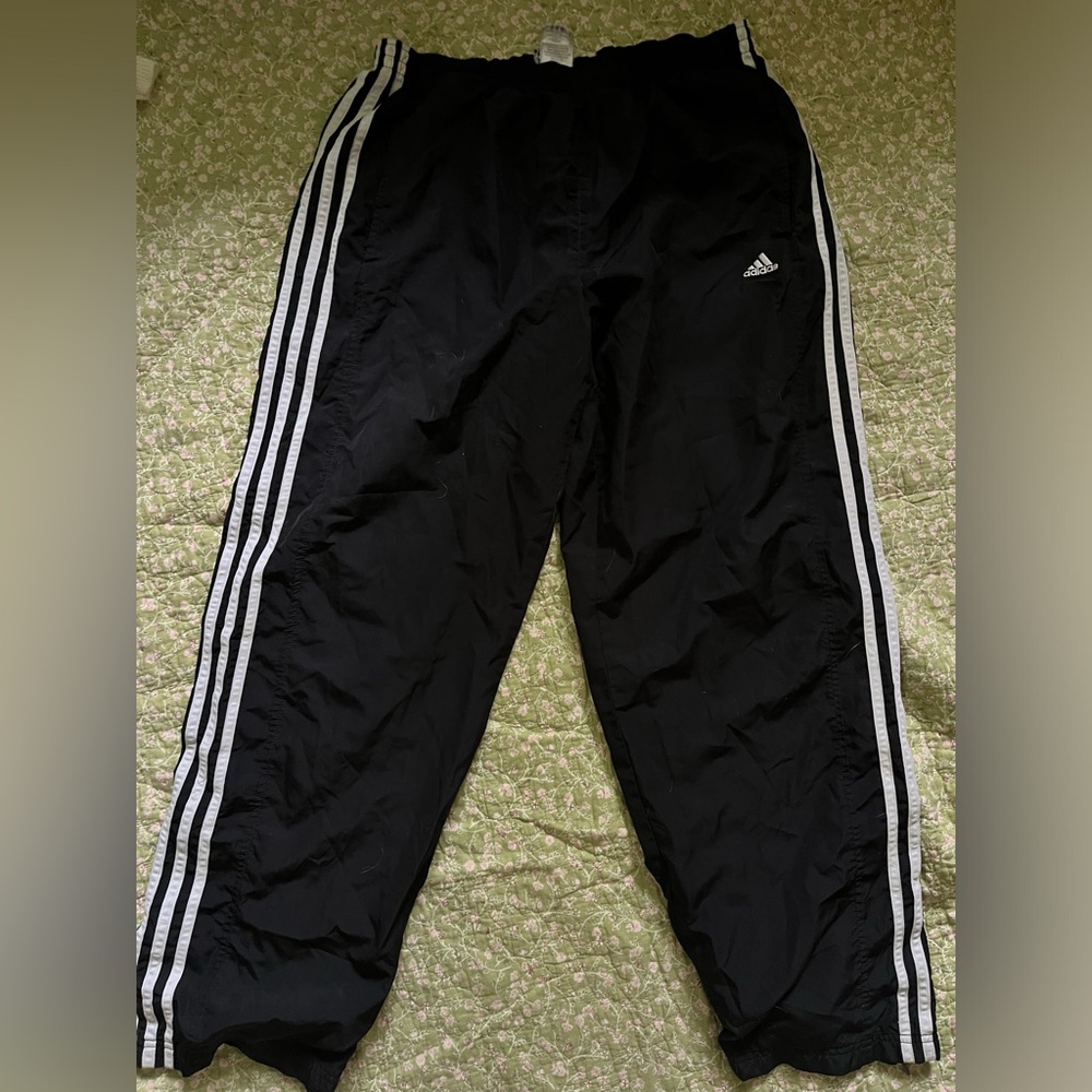 Adidas long black pants men’s medium